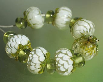 Frog Set - Handmade Lampwork Beads (SRA)