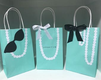 Tiffany & Co. or Breafast At Tiffany's Theme Party Bags