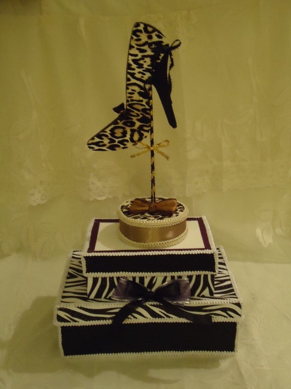 Stiletto shoe centerpiece, Shoe Party Table Decorations, High Heel Shoe