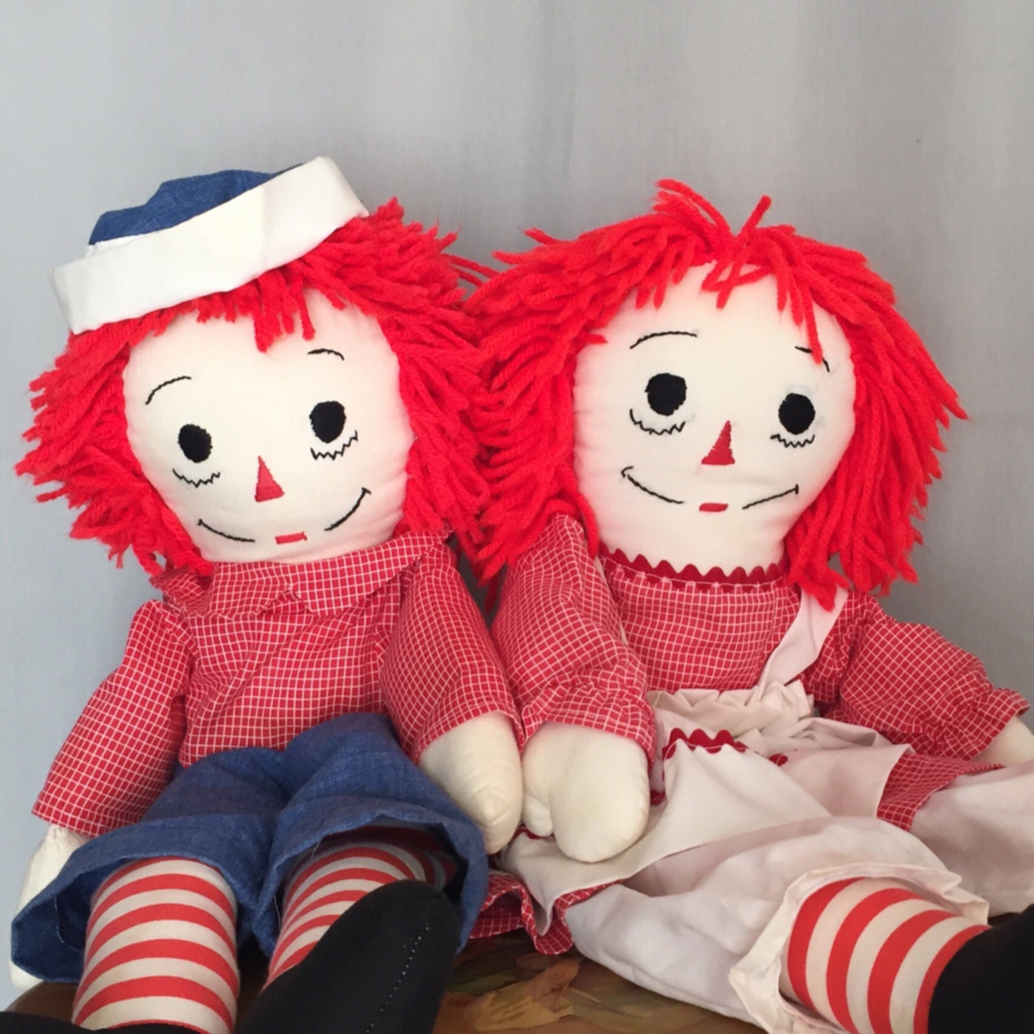 raggedy ann & raggedy andy dolls