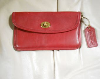 Coach Wallet / Red Coach Wallet