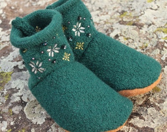 Wool Toddler Slippers: Medium 8-10