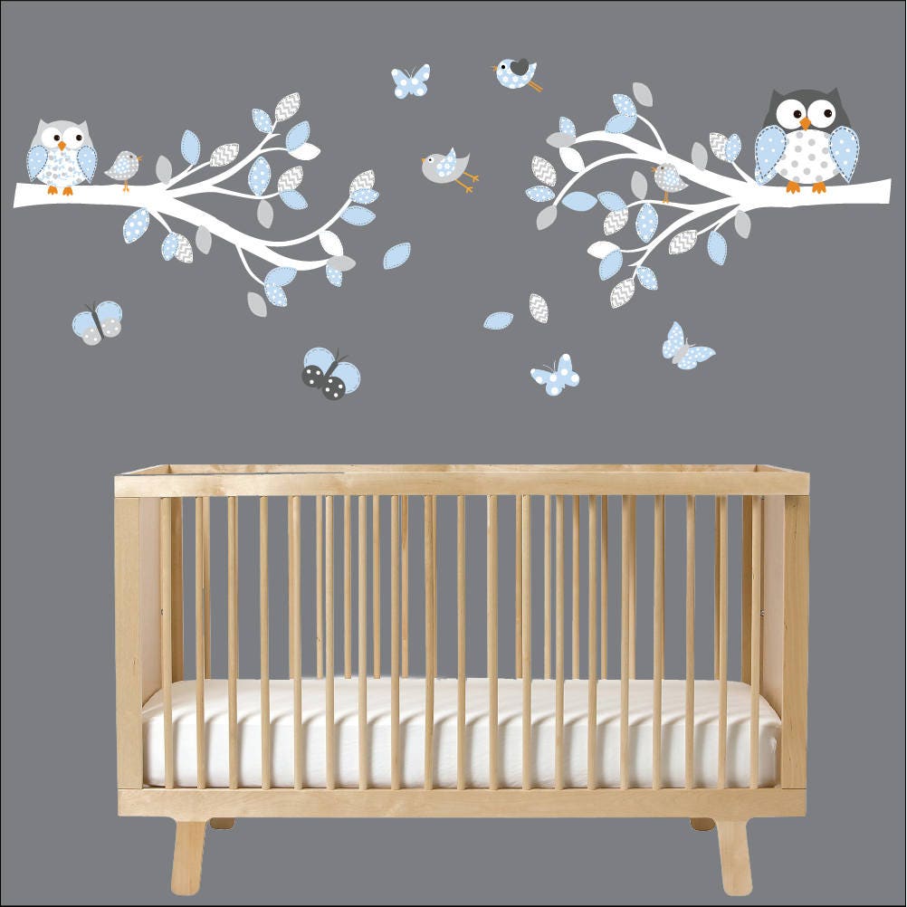 Vinyl Wall Decal Nursery Wall Decal Vinyl Wall Decal blue