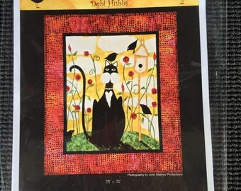 Bigfork Bay Cotton Company Debi Hubbs The Hunter Cat Birds Birdhouse Quilt Pattern