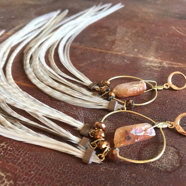 View Long Hair Feathers Kits by PrettyVagrant on Etsy