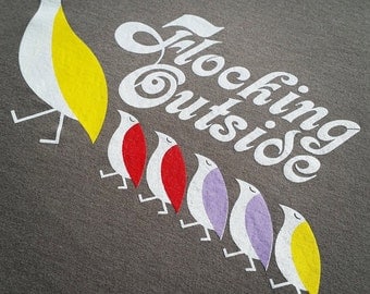 Phish Birds of a Feather lyric tee shirt - Trey, Grateful Dead, hippie, 420, lsd, lot