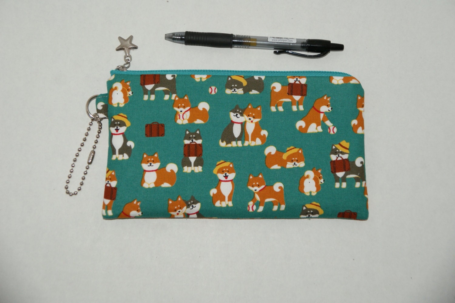 Padded Zipper Pouch / Pencil Case / Cosmetic Bag Made with