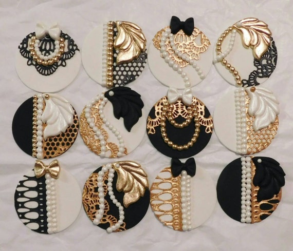 etsy toppers wedding cake cupcake toppers Great Gatsby