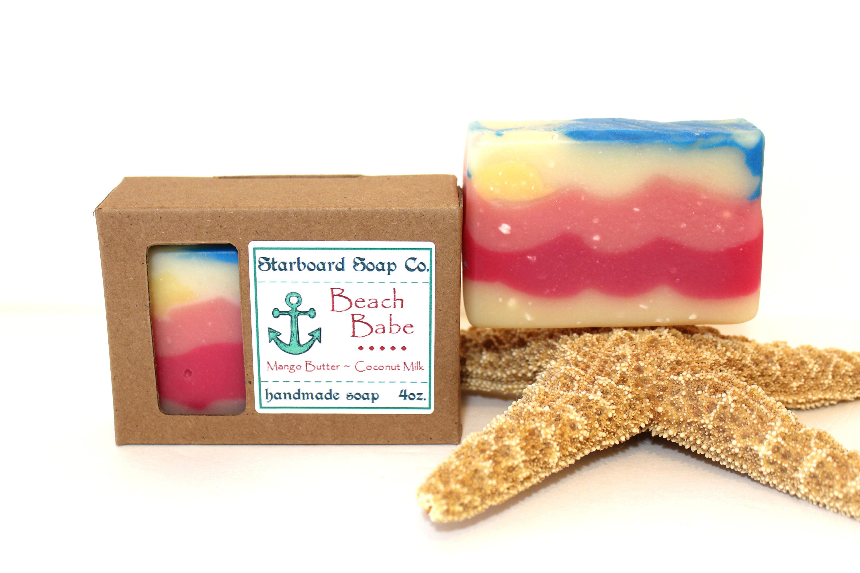 Beach Babe Handmade Soap Beach Soap Tropical Soap Vegan