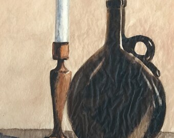 Vintage watercolor / Still life
