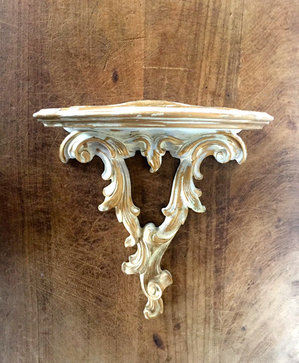 Vintage wall sconce/shelf