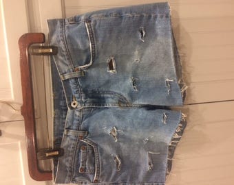 Lucky brand denim cut offs size 8
