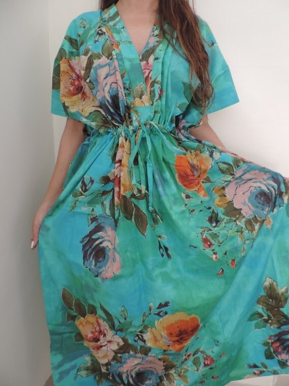 Caftan Kaftan Floral Kaftan Free Size Shirt Perfect long