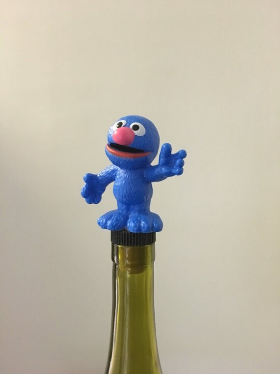 Grover Wine Stopper Sesame Street Bottle by