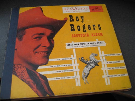 Vintage Roy Rogers Souvenir Four Vinyl Record Album