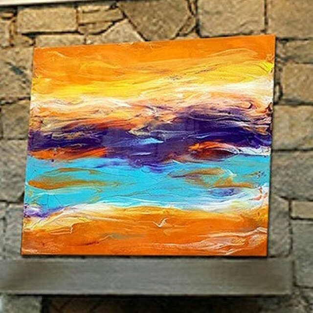 Abstract Resin Art Paintings. Originals and Prints by HalfBakedArt