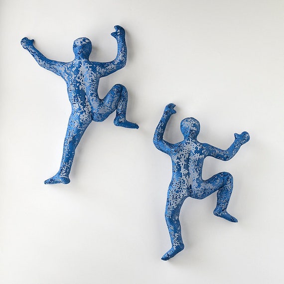 wall climbing figurines