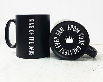 Hidden Message King of the Dad Mug/Gift for Dad/Fathers Day Gift/Personalised Gift/Personalized Mug/Mug Gift/Birthday Gift for Dad/