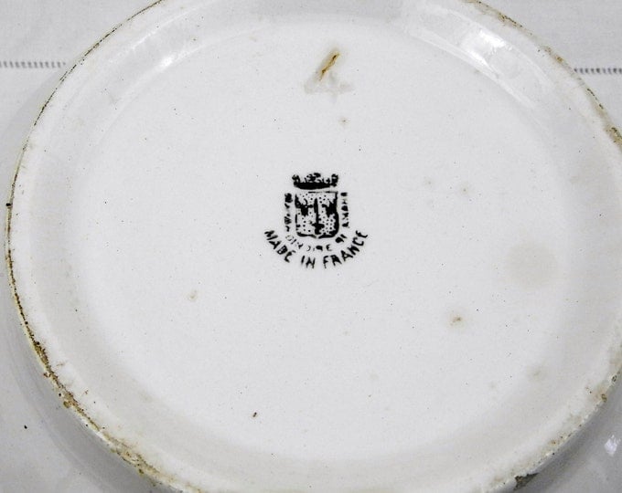 Large Antique French White Ceramic St Amand Serving Bowl, Fruit Bowl, French Country Decor, Rustic, Cottage, Shabby, Chic, Digoin Style