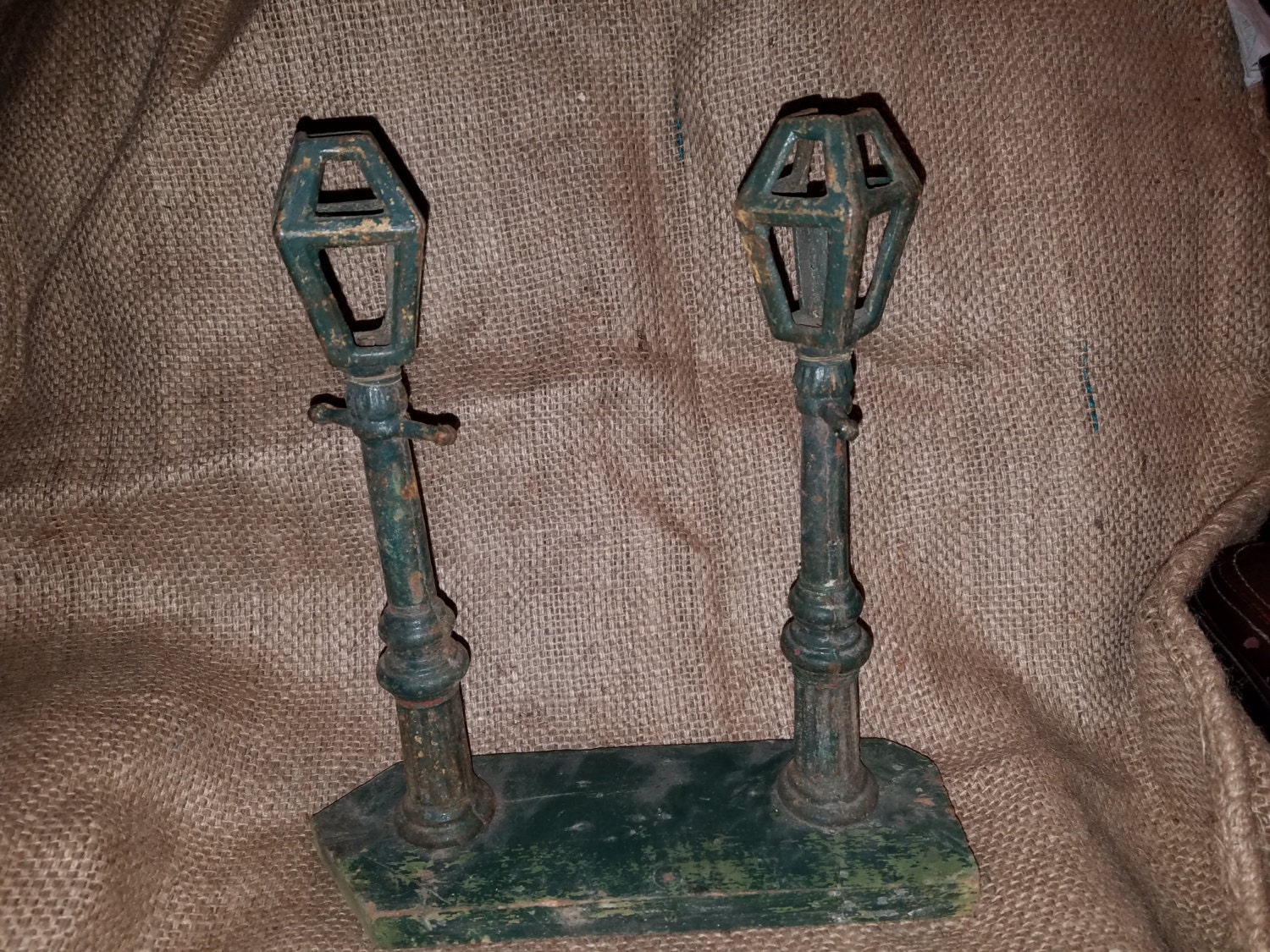 Vintage Cast Iron Lamp Posts