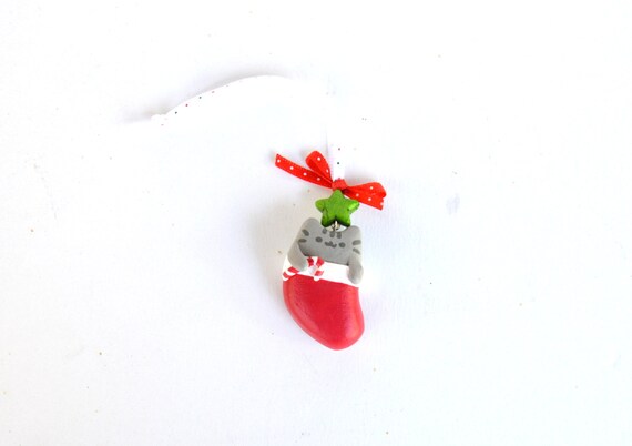 pusheen candy cane