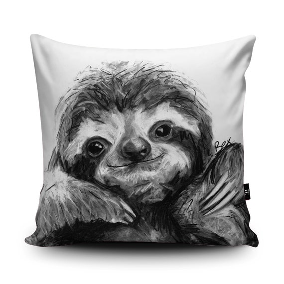 Sloth Cushion Sloth Pillow Sloth Gift Sloth Home Decor