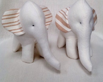 Baby toy organic elephant