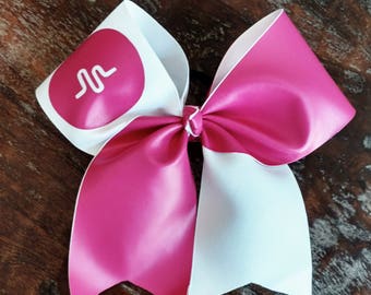 Tick Tock Musical.ly Cheer Bow / SoftBall Bow / Dance Bow