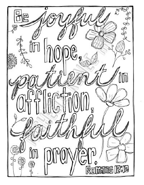 Romans Bible Verse Coloring Pages Sketch Coloring Page