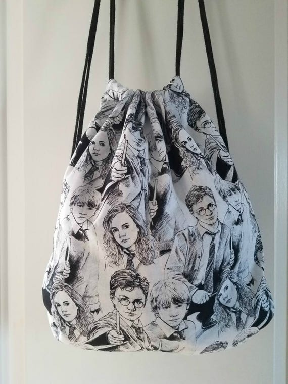 harry potter drawstring backpack