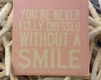 Items similar to You&#39;re Never Fully Dressed Without a Smile- ANNIE - 8x10 printable digital ...