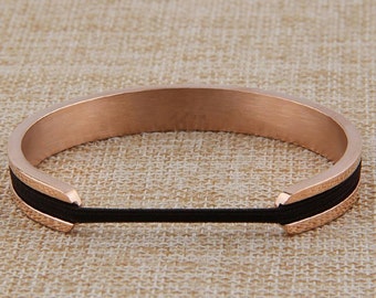 Hair Tie or Hair Band Bangle Bracelet Silver Gold Rose Gold