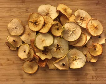 Rustic Dried Apple Slices, Primitive bowl filler