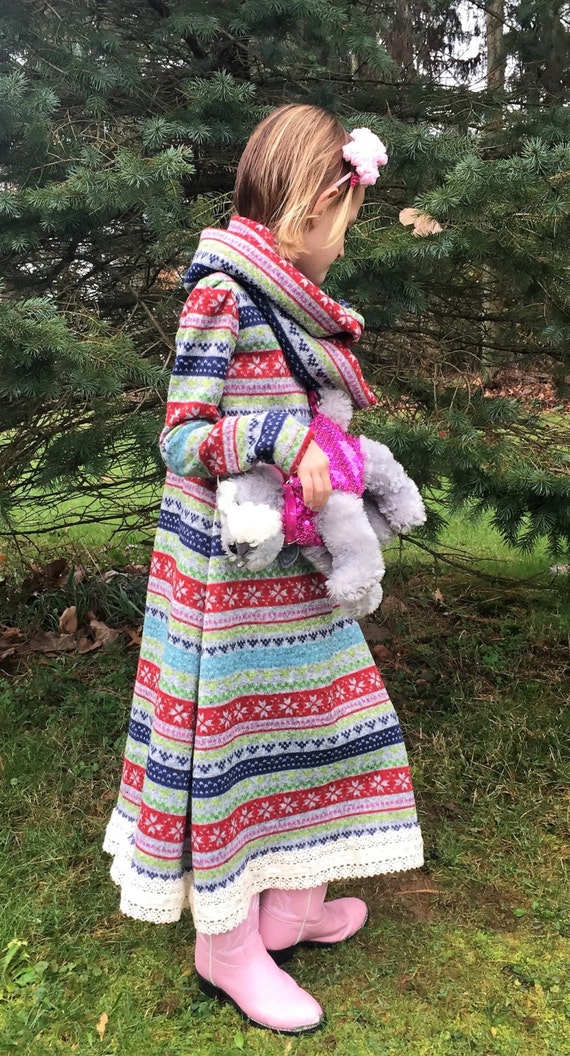 Girls winter dress / girls sweater dress / girls warm dress / toddler dress / junior dress / matching dress, leggings, and infinity scarf