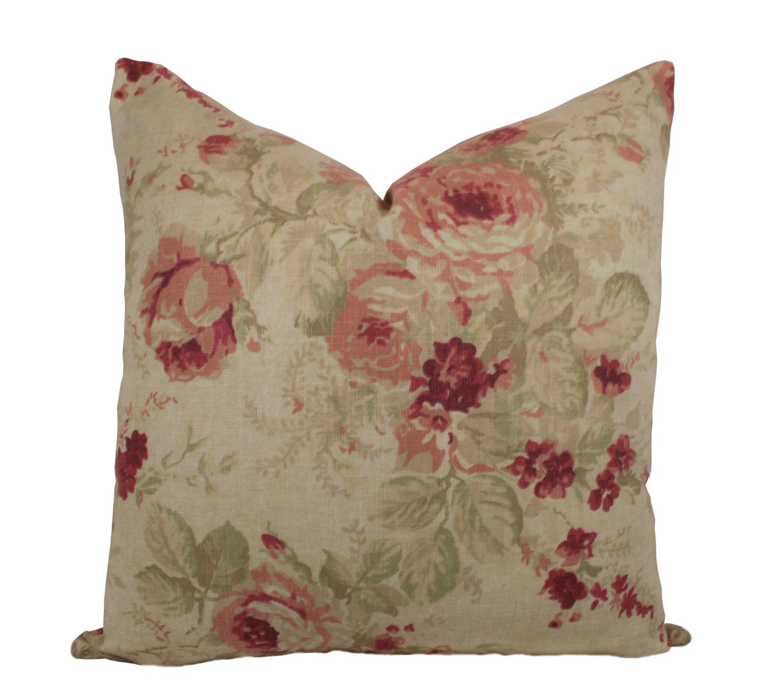 Floral Pillow Cover Rose Pillow Cover Magnolia Home