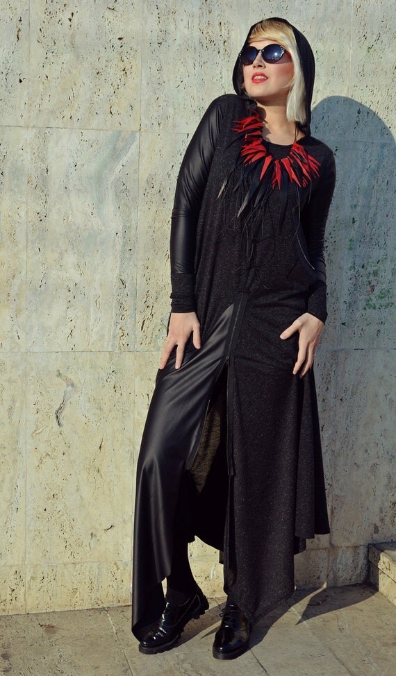 charcoal maxi