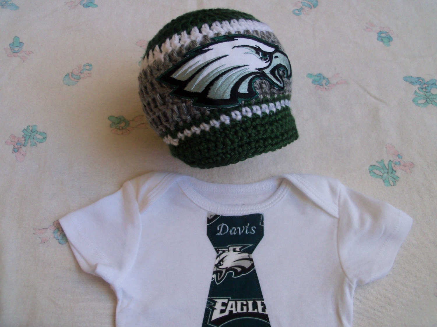 New Handmade Crochet Philadelphia Eagles NFL by Blesslittleangel