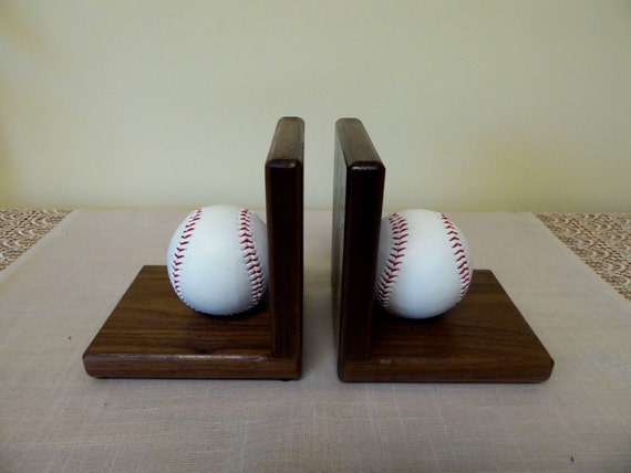 baseball players decorative bookends