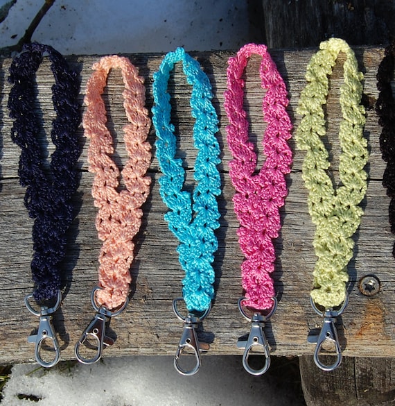 Items similar to Crochet Keychain, Lace Keychain Strap, Key Fob