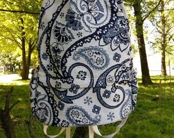 Backpack, women backpack, handmade backpack, fabric bag