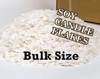 9 lbs. SOY CANDLE WAX - Pure Soy Flakes, Golden 444 - Fast Shipping! U S A grown soybeans!