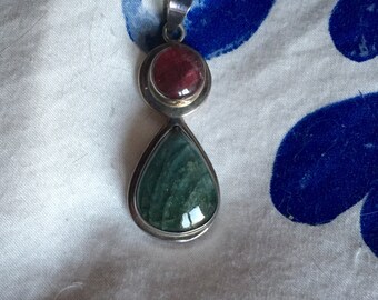 Tourmaline Cabachon Pendant