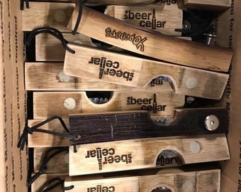 Custom Enraved Wine Barrel YOpener