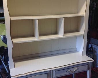 Vintage French Provincial Shabby Chic Desk/Bookcase/Vanity