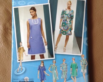 Simplicity Uncut Sewing Pattern 2995, Project Runway Dresses, sizes D5,6,8,10,12