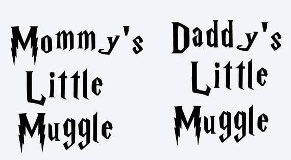 Download SVG harry potter daddy's little muggle mommy's