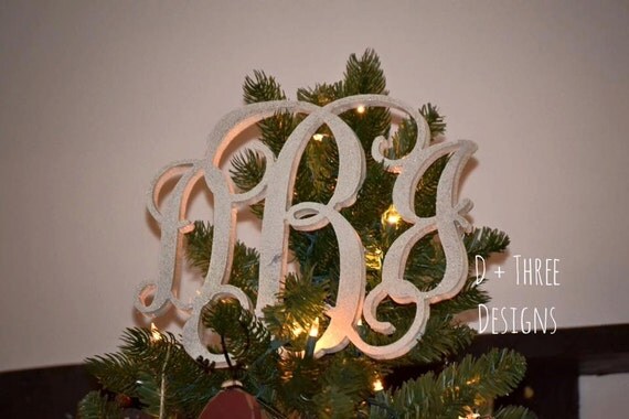 painted monogram christmas tree topper wooden monogram painted monogram christmas tree topper wooden monogram