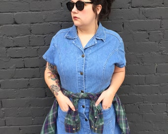 Denim jumper dress plus size Denim jumper dress plus size