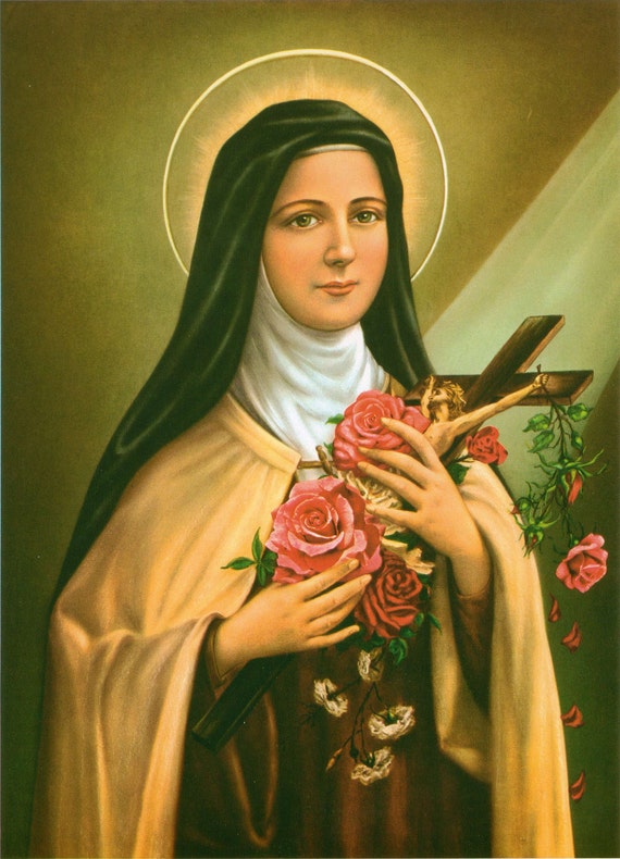 Saint Therese of Lisieux Religious Art Print Picture 7