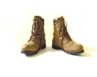 Men's RED WING Irish Setter Leather Work Boot / Size 10.5